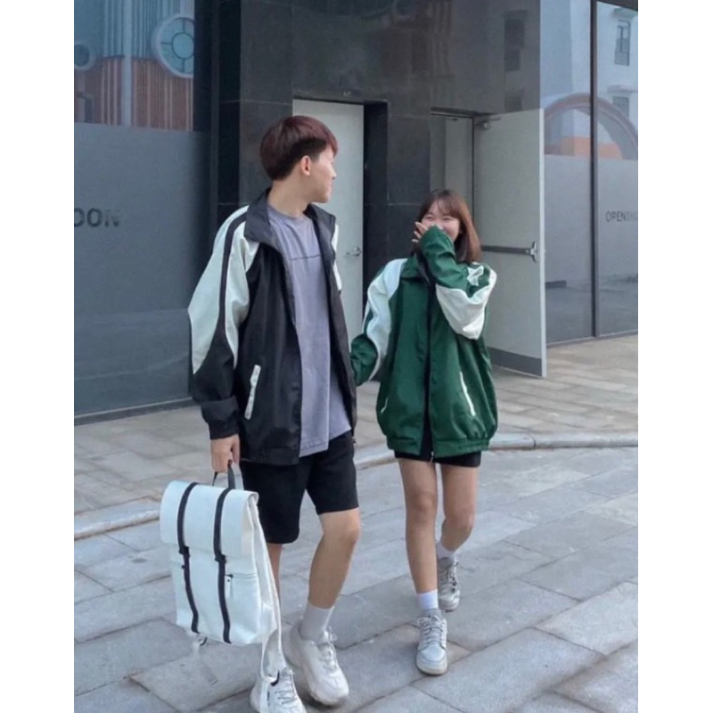 Áo khoác dù JACKET Cao Cấp SWDR khóa Zip UNISEX form rộng nam nữ chất dù 2 lớp dày dặn TPP FASHION 17