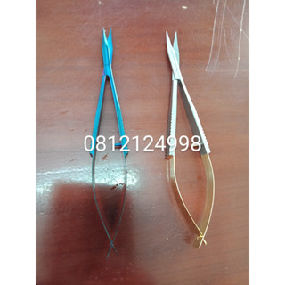 Kéo lá 12cm dùng cắt chỉ cắt da dư trong y tế và thẩm mỹ kéo bấm nhọn 12cm