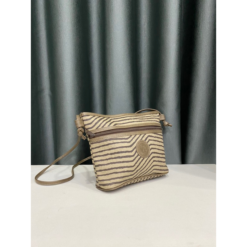 Túi si hiệu SILK ROAD nhập Nhật dáng đeo chéo vằn ngựa