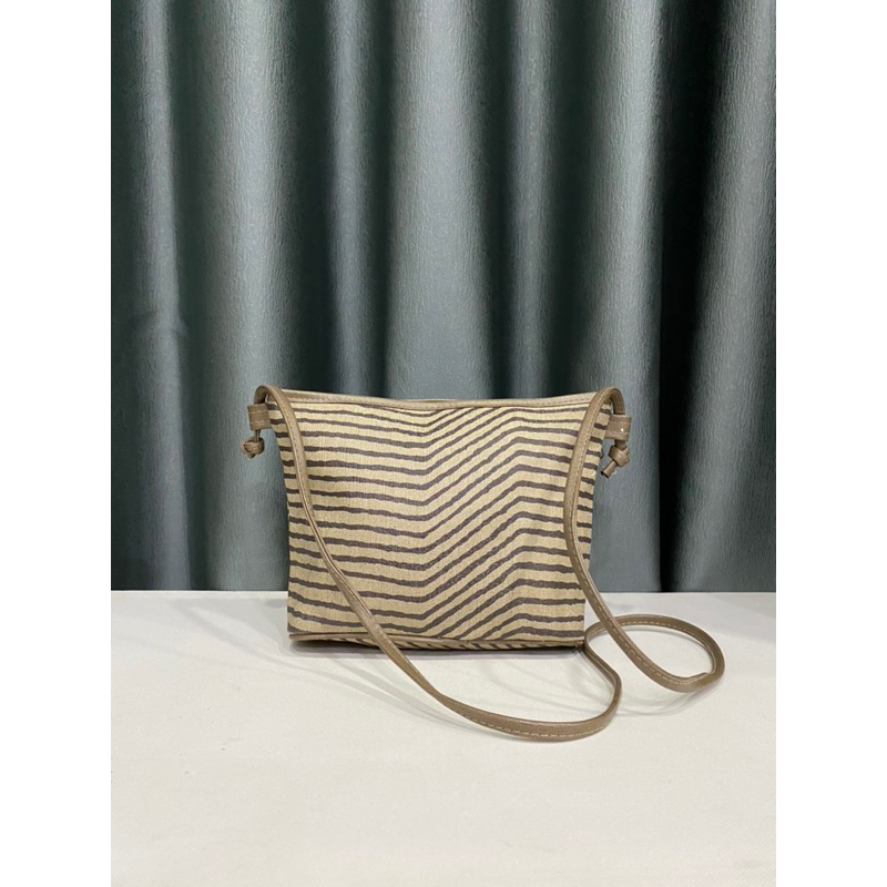 Túi si hiệu SILK ROAD nhập Nhật dáng đeo chéo vằn ngựa