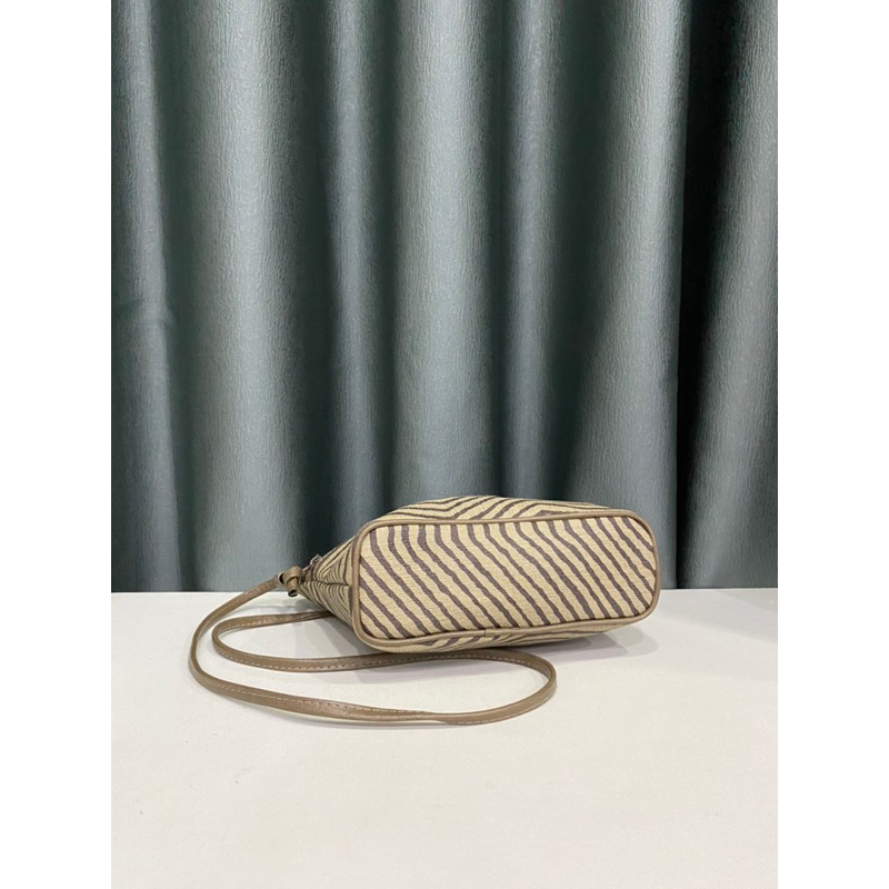 Túi si hiệu SILK ROAD nhập Nhật dáng đeo chéo vằn ngựa