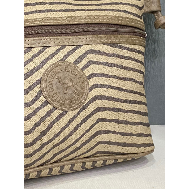 Túi si hiệu SILK ROAD nhập Nhật dáng đeo chéo vằn ngựa