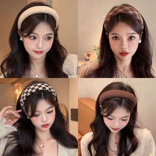 Băng đô bờm xốp tóc kẹp tóc phong cách hàn quốc vintage thời trang cho nữ
