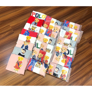 set 3 áo po.lo bé gái