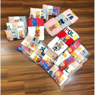 set 3 áo po.lo bé gái