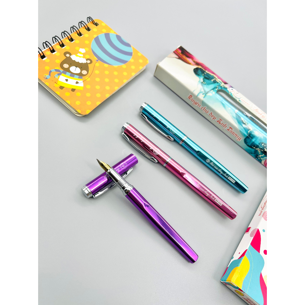 Bút luyện chữ đẹp - Bút mài thầy Ánh 038 Ngòi thanh đậm