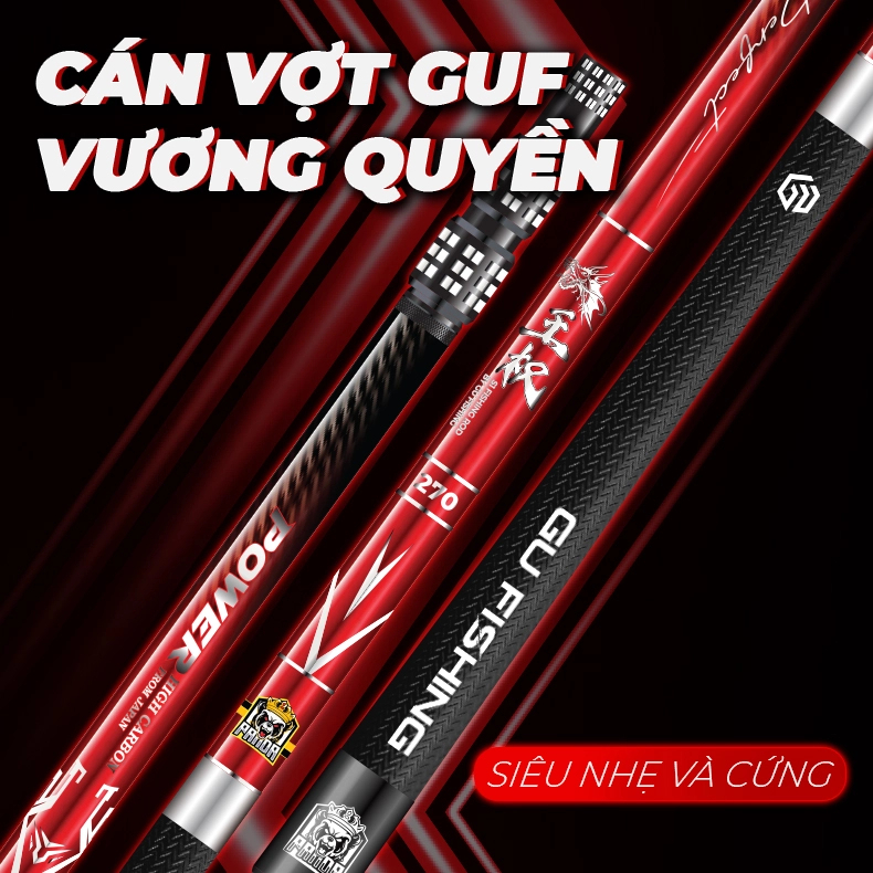 Cán Vợt GUF S1 Vương Quyền Săn Hàng