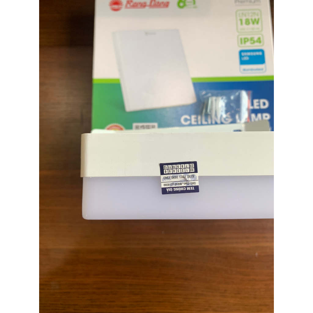 Đèn led ốp trần vuông Rạng Đông LN12N 12W 18W 24W