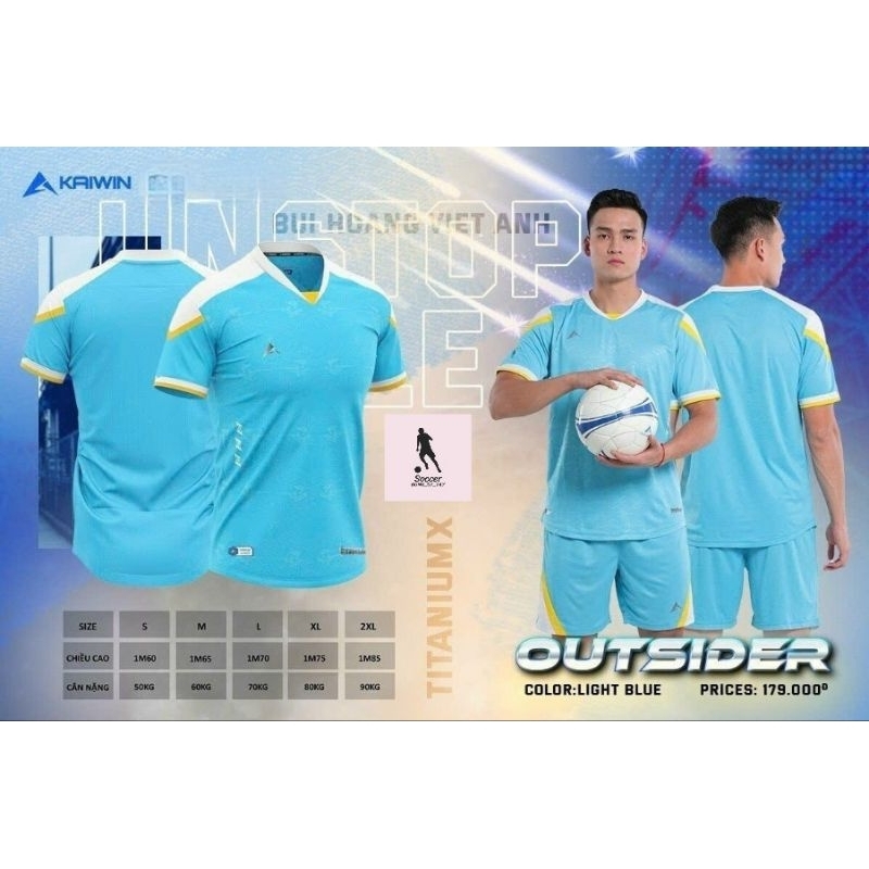 BỘ QUẦN ÁO BÓNG ĐÁ KAIWIN OUTSIDER