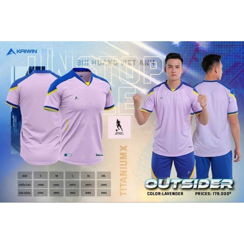 BỘ QUẦN ÁO BÓNG ĐÁ KAIWIN OUTSIDER