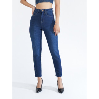 Quần nữ dài jeans 2 da WJB0304 (Baggy)