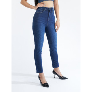 Quần nữ dài jeans 2 da WJB0304 (Baggy)