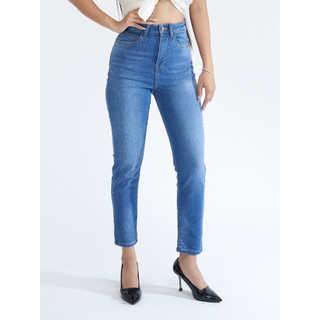 Quần nữ dài jeans 2 da WJB0304 (Baggy)