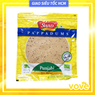 Bánh tráng Papad SWAD Papadums Punjabi 200gr