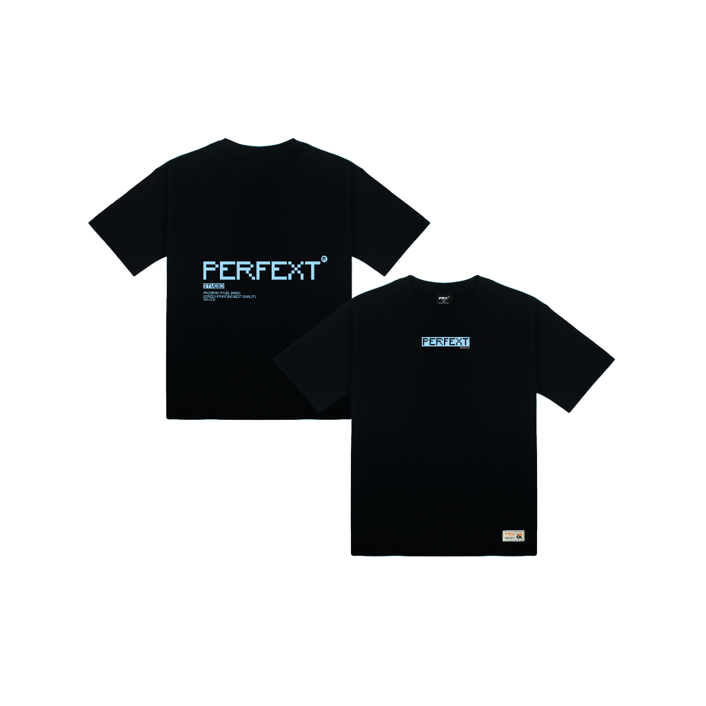 Áo thun unisex Perfext Pixel Tee 100% Cotton Áo Phông Nam Nữ Hoạ Tiết In Lụa
