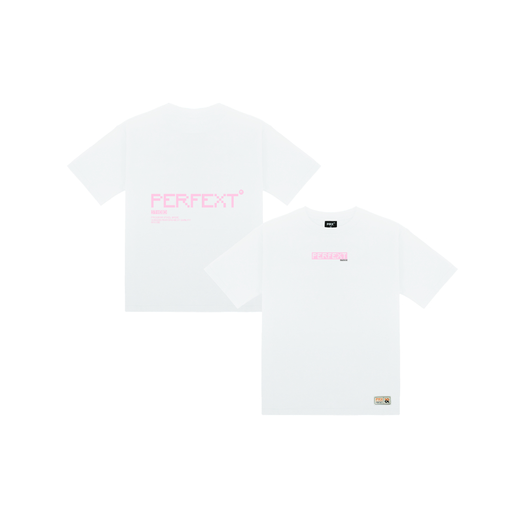 Áo thun unisex Perfext Pixel Tee 100% Cotton Áo Phông Nam Nữ Hoạ Tiết In Lụa