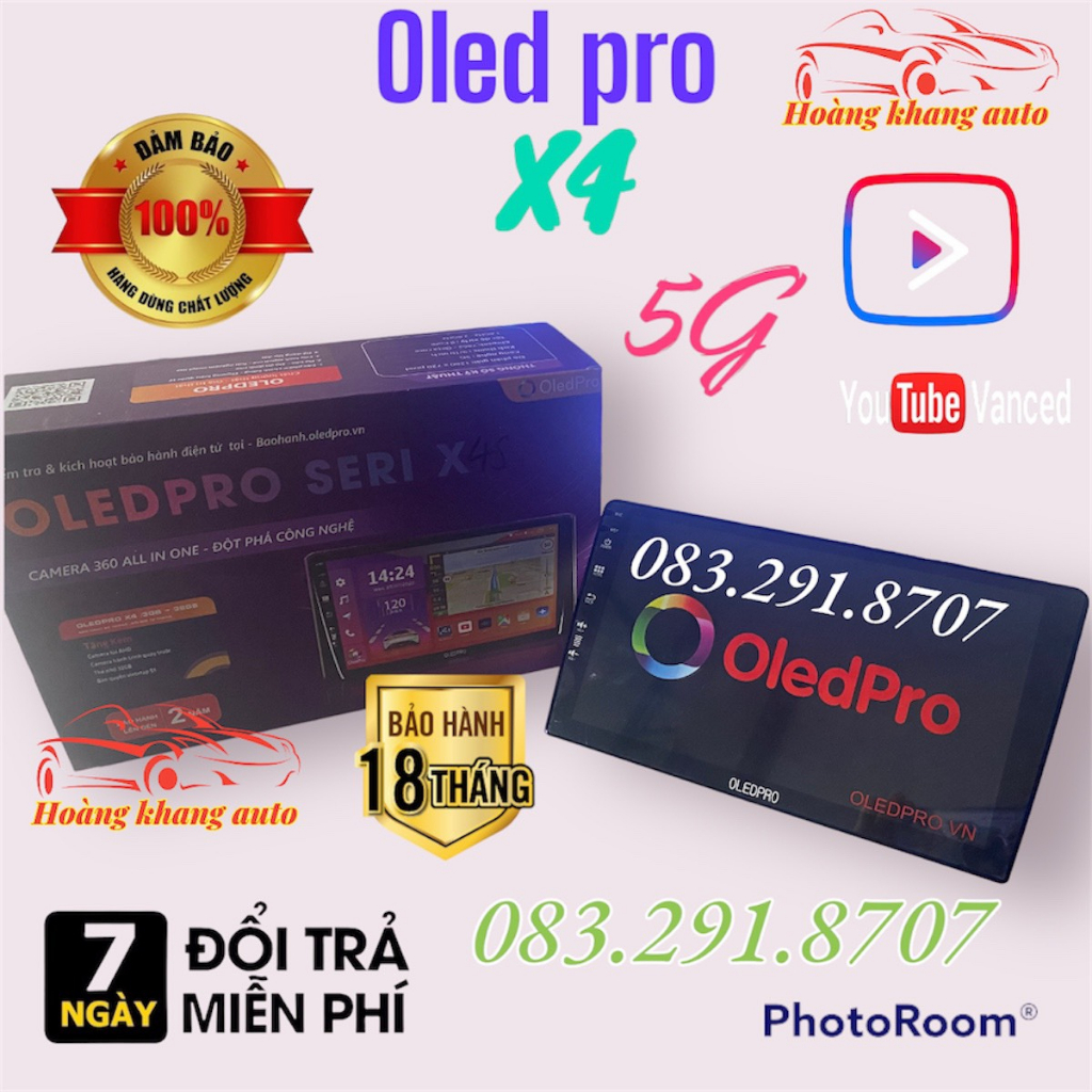 Màn hình OLEDPRO X4 Ram 4GB - Rom 32GB - 8 Core mẫu mới 2023.