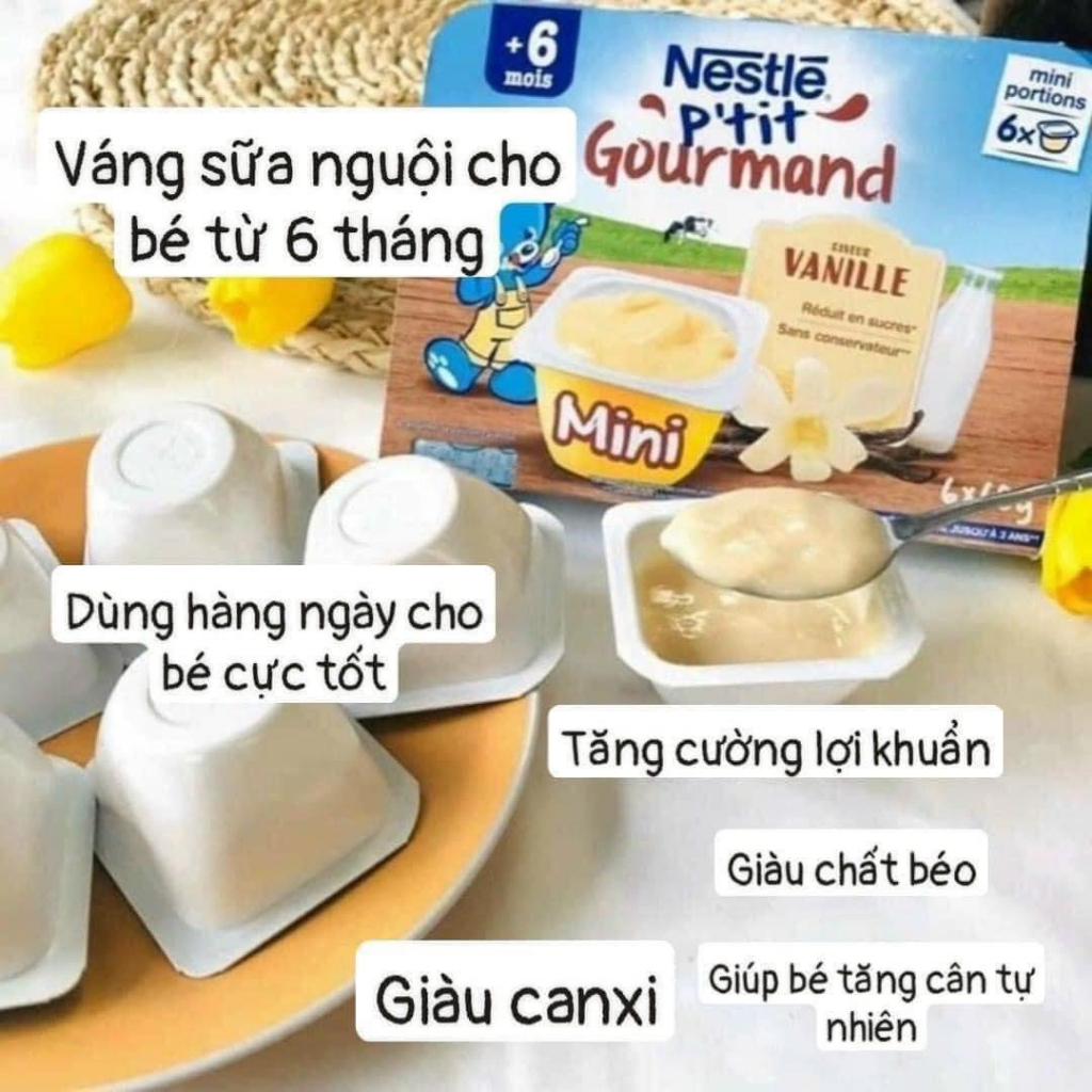 Váng sữa Nestle cho bé 6m+ Pháp