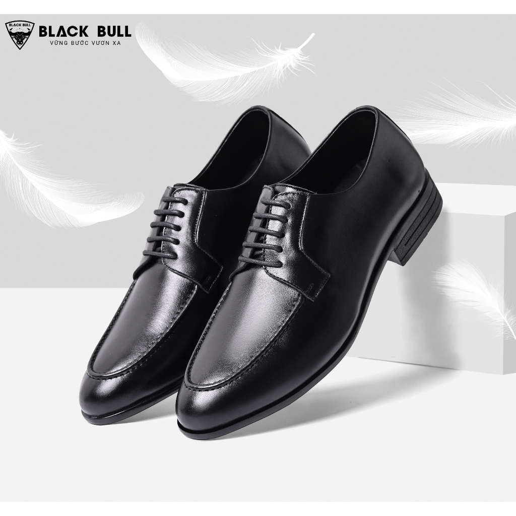 Giày Công sở da bò Cao cấp BLACK BULL BB-16 Đen