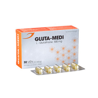 Gluta-Medi - Bí quyết làn da không tuổi - Hộp 30 viên