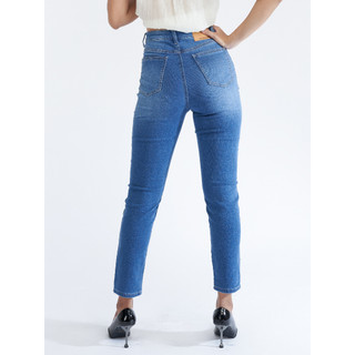 Quần nữ dài jeans 2 da WJB0304 (Baggy)