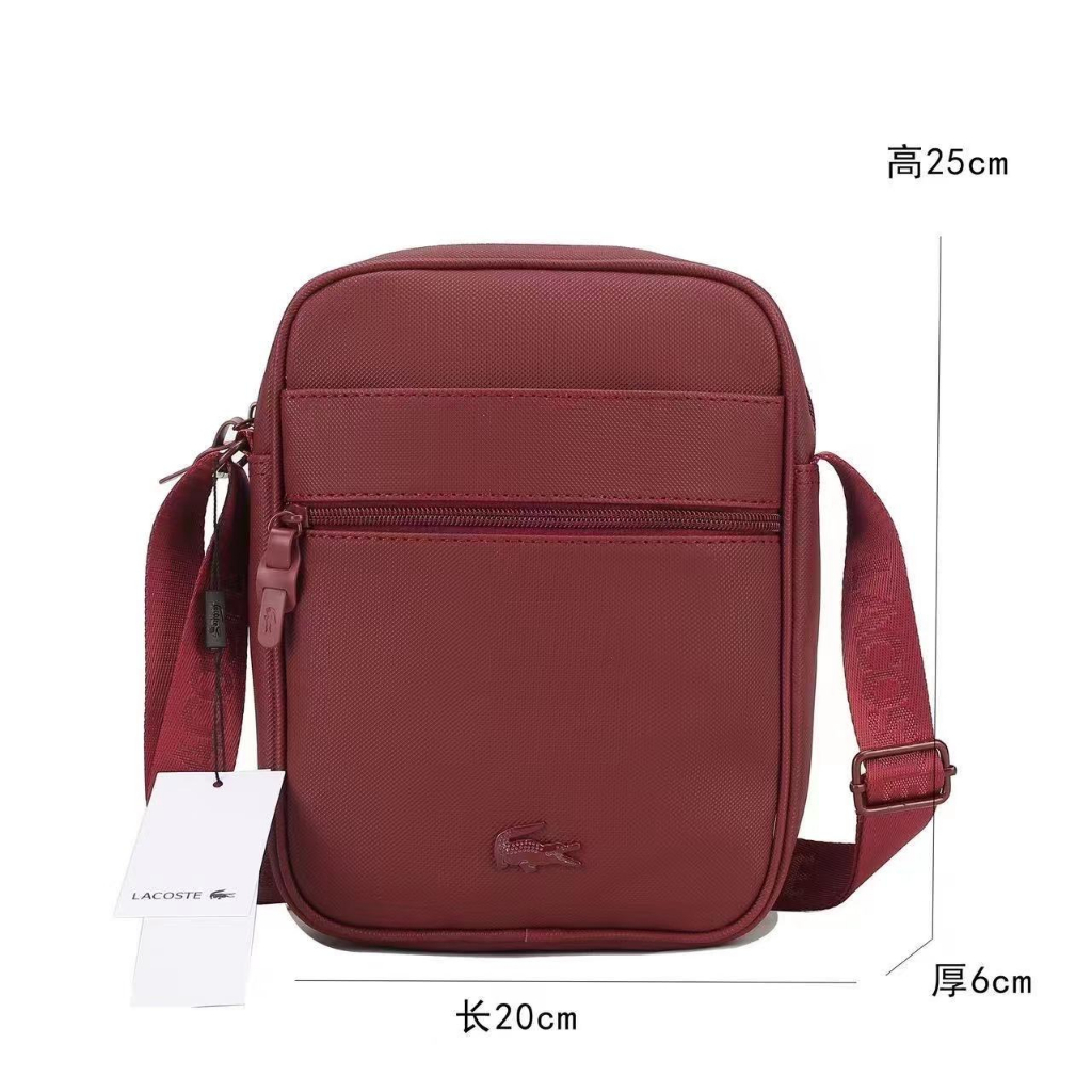 TÚI UNISEX LACOSTE Zip Crossover Messenger Bag ĐẸP XUẤT SẮC-F427