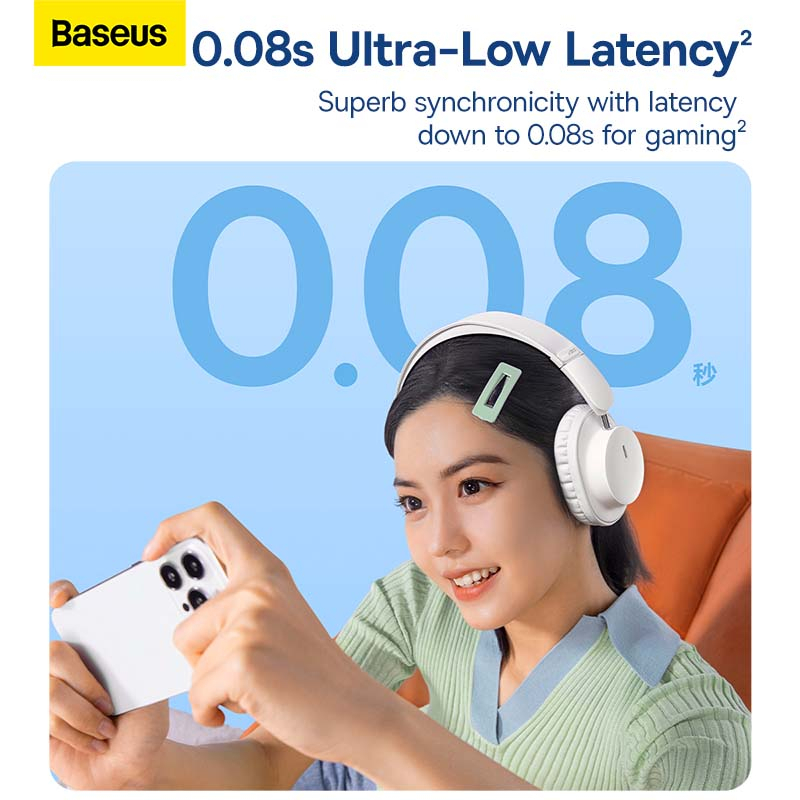 Tai nghe chụp tai không dây cao cấp Baseus Encok Wireless headphone D03
