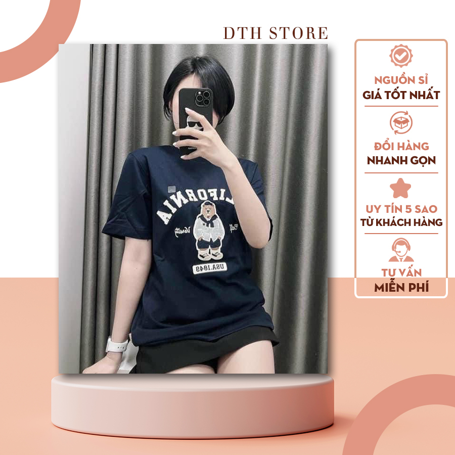 Set 2 áo phông gấu W H O U A