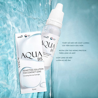 Nước nhỏ mắt dùng kính áp tròng Aqua B5 chính hãng Hàn Quốc