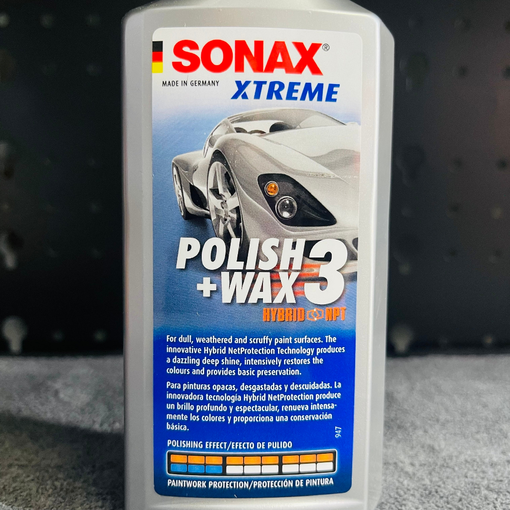 Dung Dịch Xóa Vết Xước, Đánh Bóng Dàn Áo Sonax Xtreme Polish Wax 3 Bảo Vệ Sơn Xe Chai 10ml 20ml