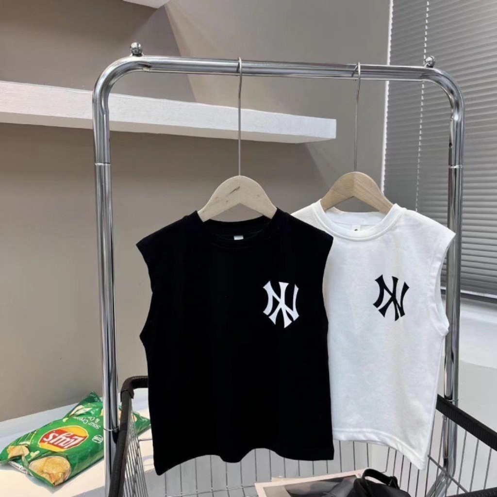 Áo sát nách N Y cho bé trai, bé gái. Sét áo ba lỗ chất mát mặc hè từ 7 đến 27kg binbon Kids