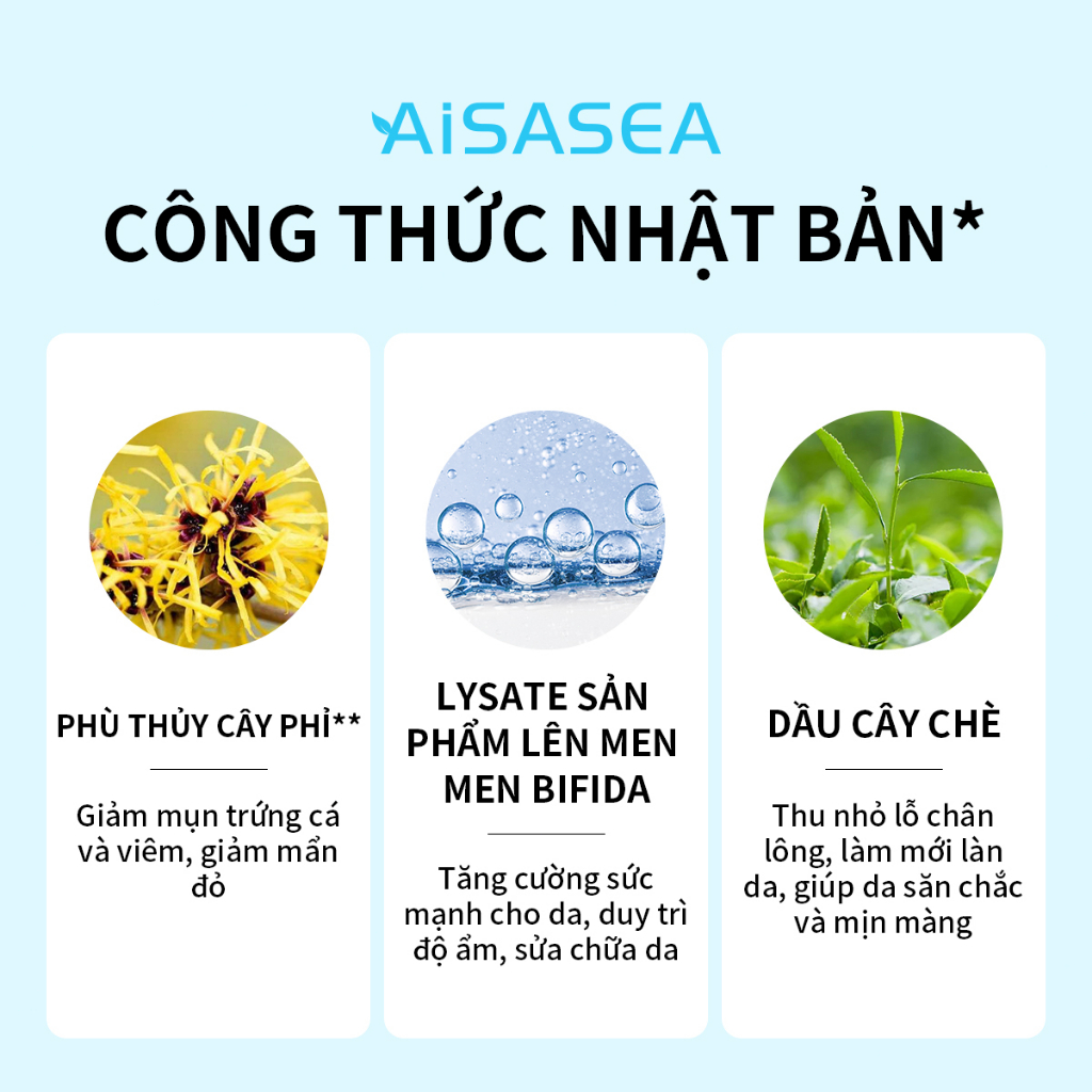 AISASEA Sữa rửa mặt axit amin làm sạch tác dụng kép Làm mới và tẩy dầu mỡ Làm dịu và giảm mụn trứng cá 80g | BigBuy360 - bigbuy360.vn