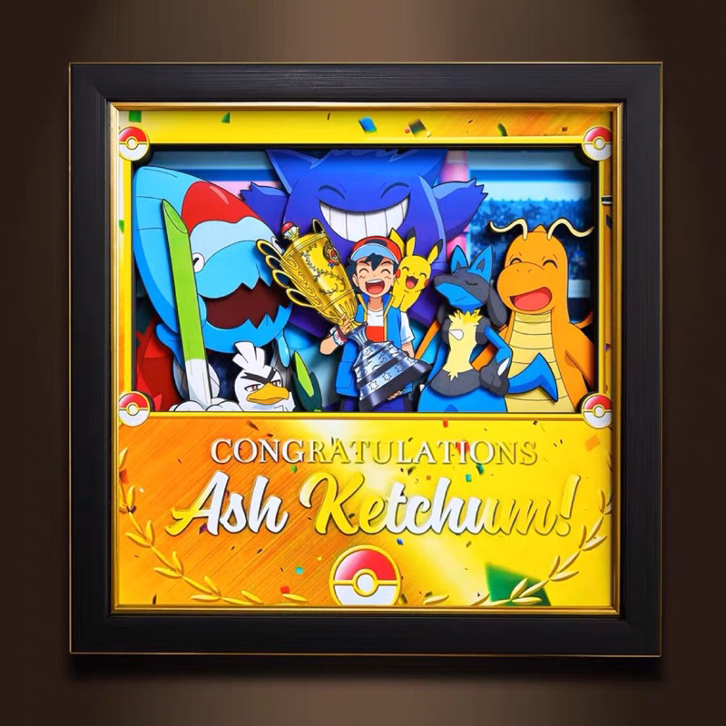 Tranh thiết kế 3D anime OnePiece, Naruto, Gundam, Kimetsu, Pokemon... cao cấp