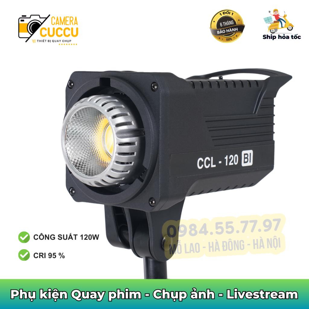 ĐÈN LED STUDIO CCL 120 BI