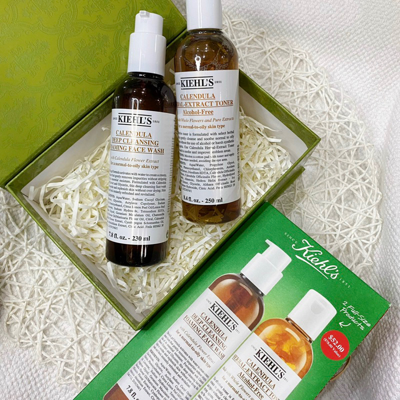 Set Sữa Rửa Mặt Và Toner Kiehl's ( Sữa Rửa Mặt 230Ml Và Toner 250Ml)