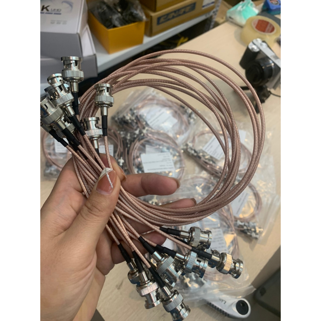 Dây SDI , Dây nhảy SDI BNC Male to BNC Male chuẩn RG179 dài 50cm