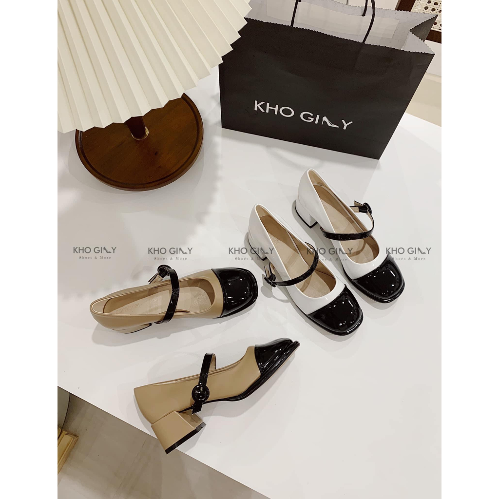 Giày cao gót nữ 3cm kiểu dáng tiểu thư