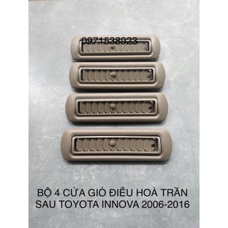 Bộ 4 Cửa gió trần điều hoà sau TOYOTA INNOVA 2006-2016