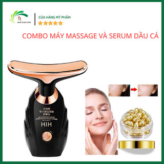 Máy massage nâng cơ mặt, máy đẩy tinh chất cho cổ và cơ mặt làm da săn chắc thon gọn, loại bỏ các nếp nhăn