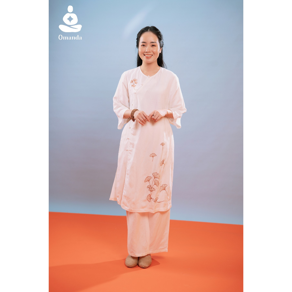 Bộ pháp phục quần áo lễ trang phục thiền set đồ linen mềm mại thấm hút An Tuệ - Omanda