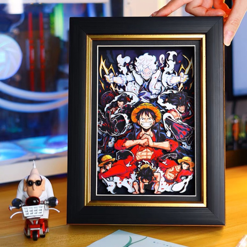 Tranh thiết kế 3D anime OnePiece, Naruto, Gundam, Kimetsu, Pokemon... cao cấp