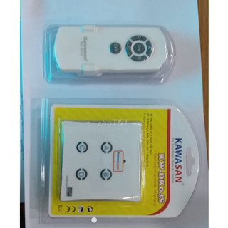 Công tắc điều khiển từ xa 4 kênh (4 nút tắt/mở tại chỗ) có remote KW-DK04S