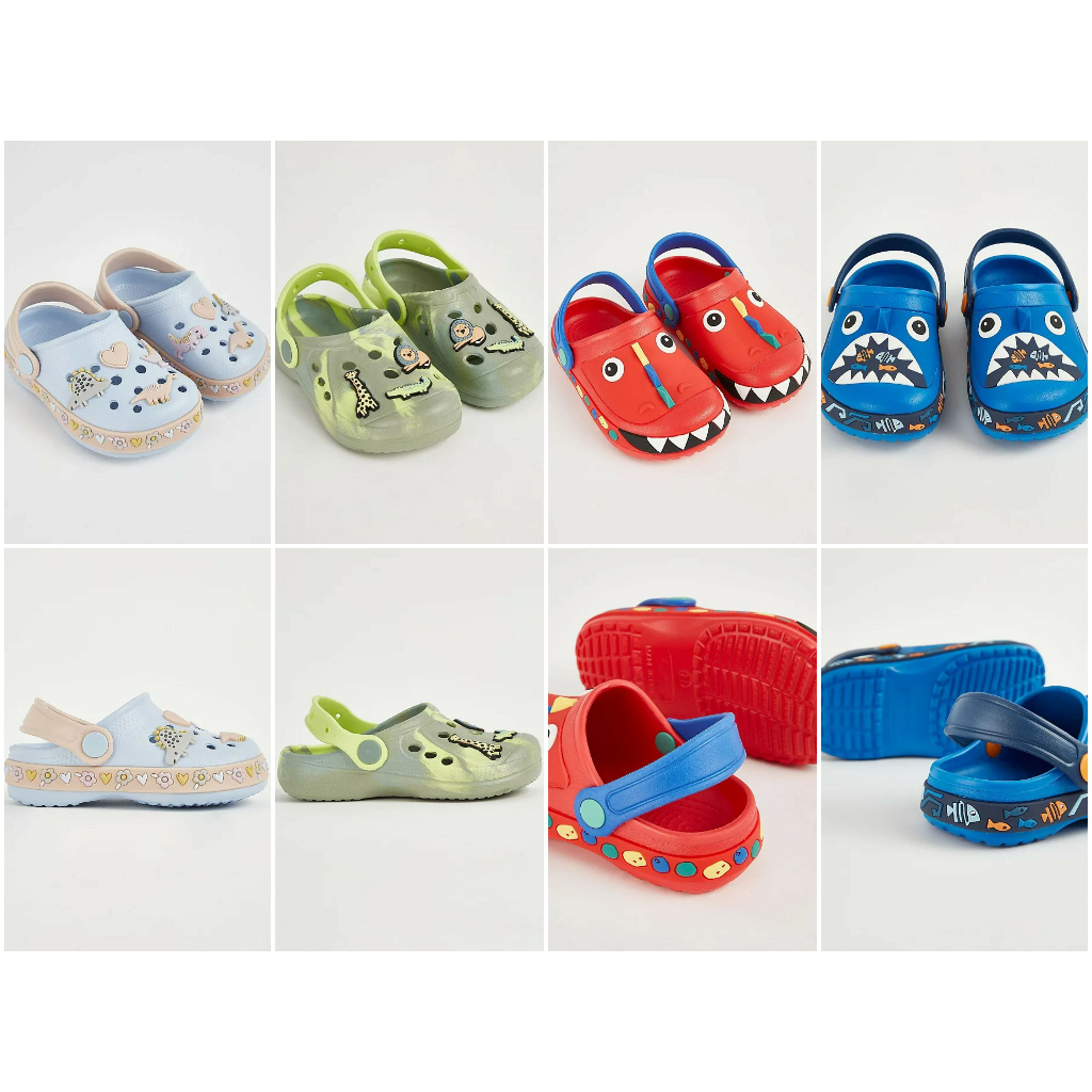 Dép sục sandal clog siêu nhẹ xanh/ hồng/ đỏ George _authentic UK