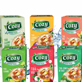 Trà hoà tan cozy ice tea các hương vị