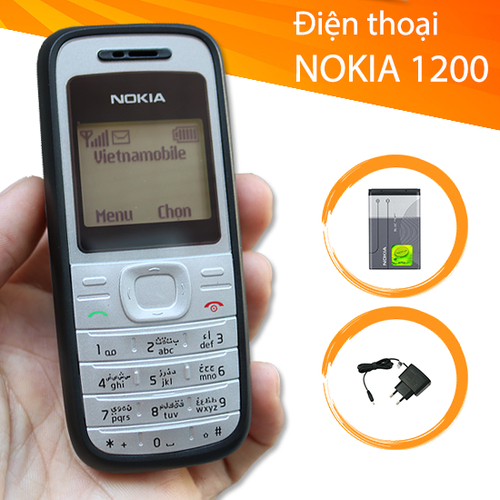 Điện thoại nokia 1200 hàng chính hãng bảo hành 12 tháng