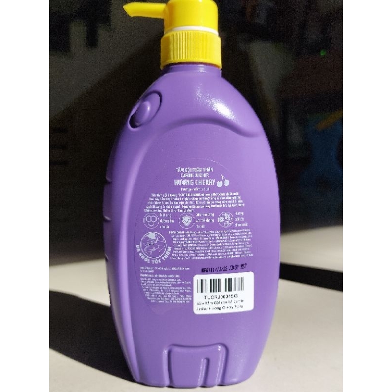 Sữa tắm gội cho bé Carrie Junior 700gr hương Cherry / Double Milk / Grapeberry