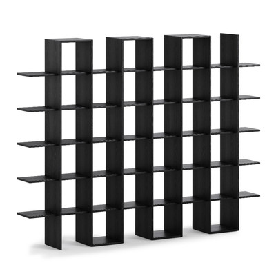 ROBECCA, Kệ kệ để đồ SHE_172, 238x30x180cm (khoan tường cố định), kệ gỗ Scandi Home