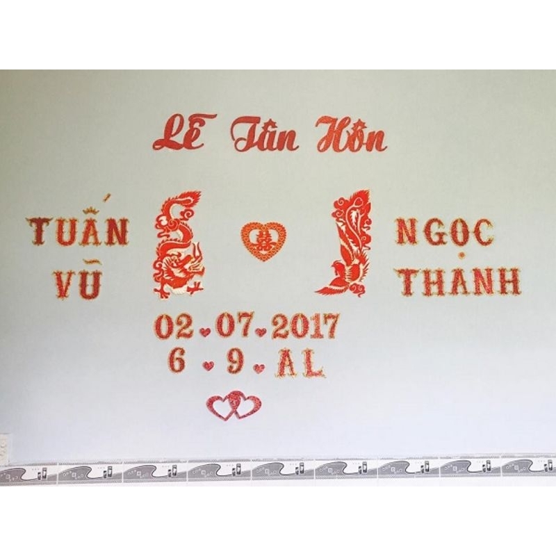 CHỮ MÚT XỐP GHÉP TÊN