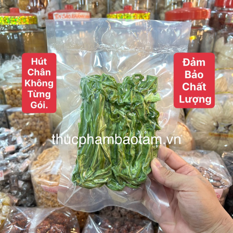 RAU TIẾN VUA KHÔ LOẠI 1 - xanh, non, giòn, thơm - hút chân không từng gói