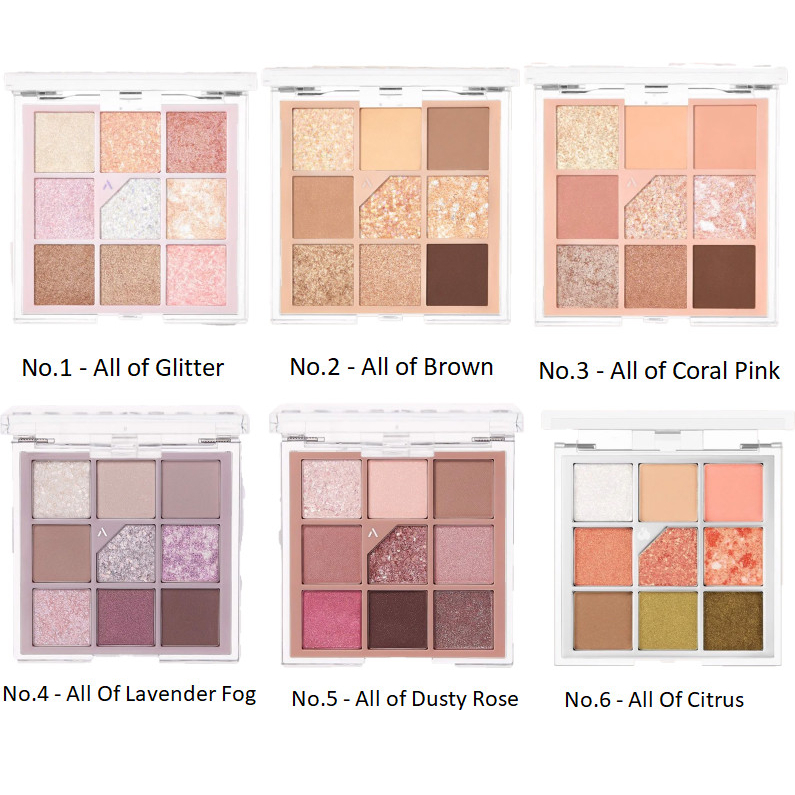 Bảng Phấn mắt Unleashia Glitterpedia Eye Palette 9 Ô
